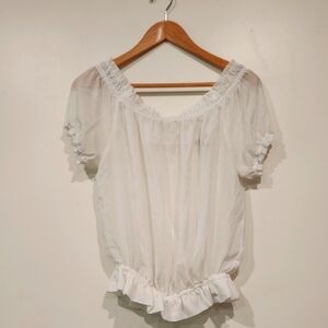 Guess Elegant White Women's‎ Top